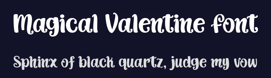 Magical Valentine Font by nasiruzzaman — Decorative Font — thumbnail 2