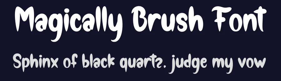 Magically Brush Font by creativeletter — Display Font — thumbnail 2