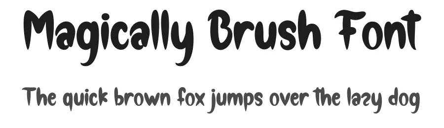 Magically Brush Font by creativeletter — Display Font