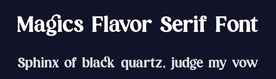 Magics Flavor Serif Font by timelesstype.co — Serif Font — thumbnail 2