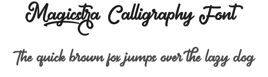 Magicstra Calligraphy Font by nihstudio — Script Handwritten Font