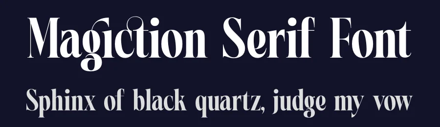 Magiction Serif Font by timelesstype.co — Serif Font — thumbnail 2