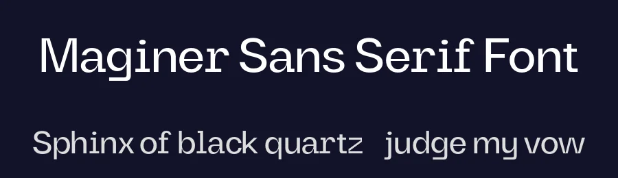 Maginer Sans Serif Font by craftsupplyco — Sans Serif Font — thumbnail 2
