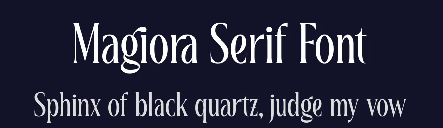 Magiora Serif Font by timelesstype.co — Serif Font — thumbnail 2