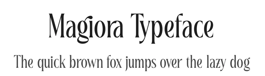 Magiora Typeface by timelesstype.co — Display Font