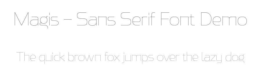 Magis – Sans Serif Font Demo by ShowUp! Typefoundry — Sans Serif Font