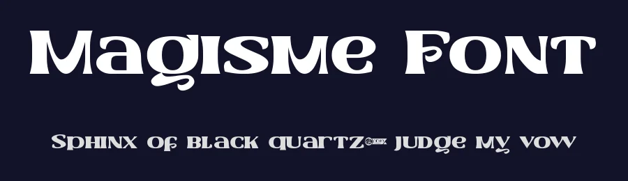 Magisme Font by nihstudio — Display Font — thumbnail 2