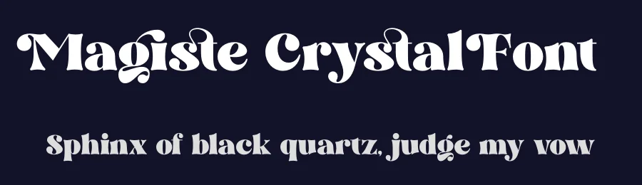 Magiste Crystal Font by timelesstype.co — Serif Font — thumbnail 2