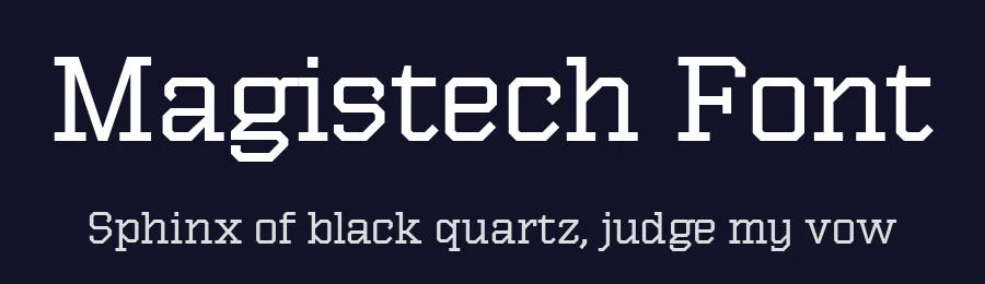 Magistech Font by Mokatype Studio — Slab Serif Font — thumbnail 2