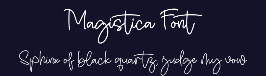 Magistica Font by perspectype — Script Handwritten Font — thumbnail 2