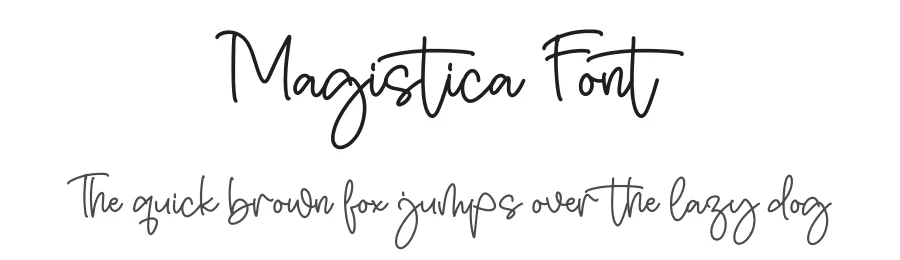 Magistica Font by perspectype — Script Handwritten Font