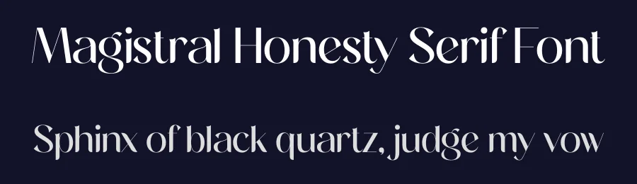 Magistral Honesty Serif Font by Storytype — Serif Font — thumbnail 2