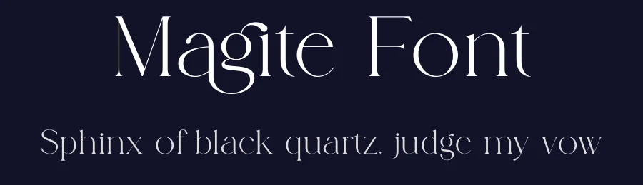 Magite Font by Gridline Type — Serif Font — thumbnail 2