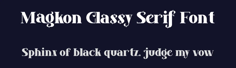 Magkon Classy Serif Font by Storytype — Serif Font — thumbnail 2