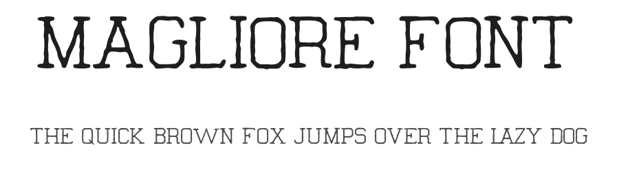 Magliore Font by JIMMY BREEN — Display Font