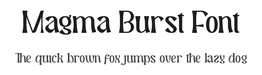 Magma Burst Font by noahtype — Display Font