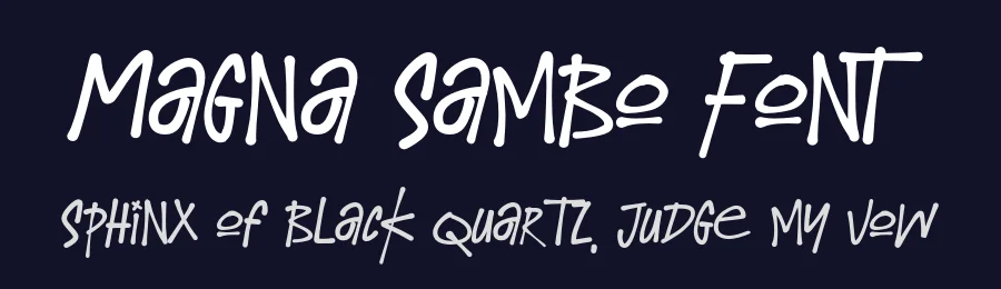 Magna Sambo Font by idealeksis — Script Handwritten Font — thumbnail 2