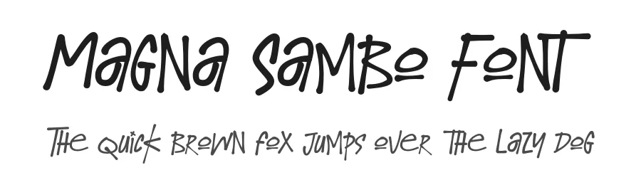 Magna Sambo Font by idealeksis — Script Handwritten Font