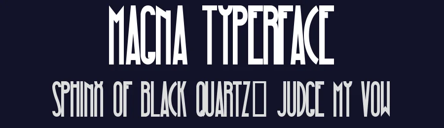 Magna Typerface by Hendrick Rolandez — Sans Serif Font — thumbnail 2