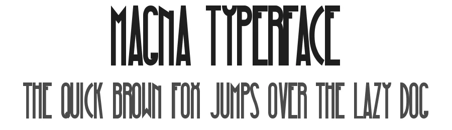 Magna Typerface by Hendrick Rolandez — Sans Serif Font