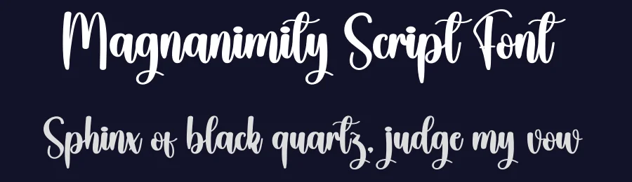 Magnanimity Script Font by creativeletter — Script Handwritten Font — thumbnail 2