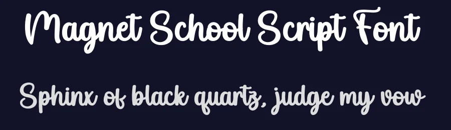 Magnet School Script Font by creativeletter — Script Handwritten Font — thumbnail 2