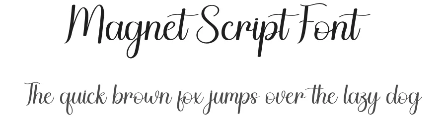 Magnet Script Font by andikastudio — Script Handwritten Font