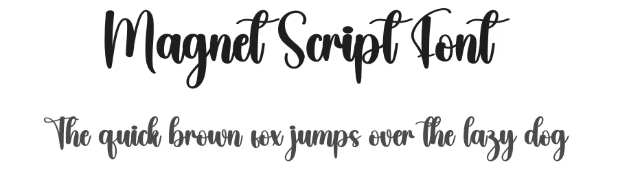 Magnet Script Font by andikastudio — Script Handwritten Font