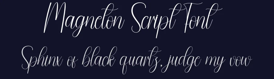 Magneton Script Font by creativeletter — Script Handwritten Font — thumbnail 2