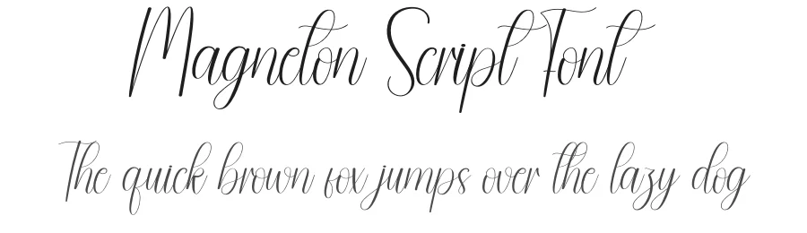 Magneton Script Font by creativeletter — Script Handwritten Font