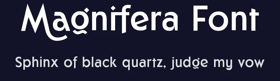 Magnifera Font by mhdafifersya — Sans Serif Font — thumbnail 2