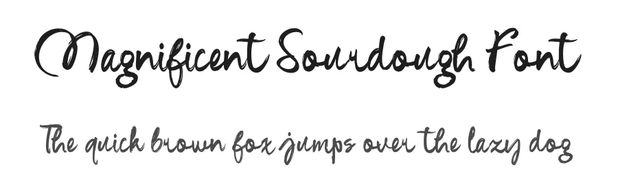 Magnificent Sourdough Font by Imoodev — Script Handwritten Font