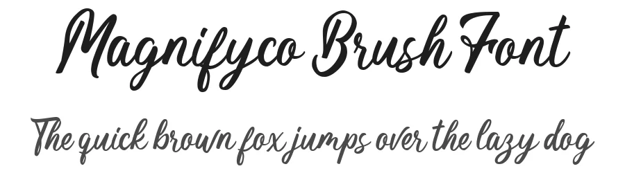 Magnifyco Brush Font by Creatype Studio — Script Handwritten Font