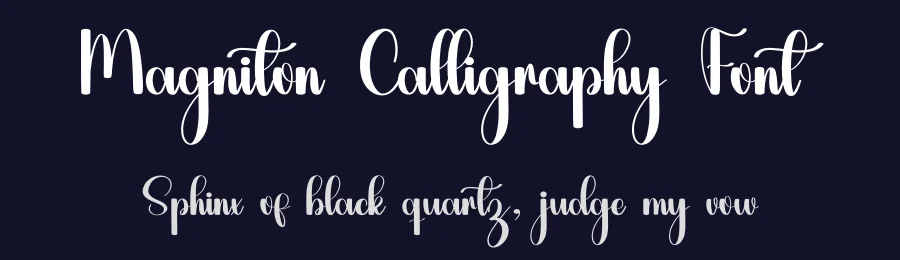 Magniton Calligraphy Font by inermediaSTUDIO — Script Handwritten Font — thumbnail 2