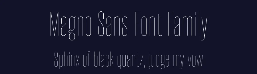 Magno Sans Font Family by Blackletra — Sans Serif Font — thumbnail 2