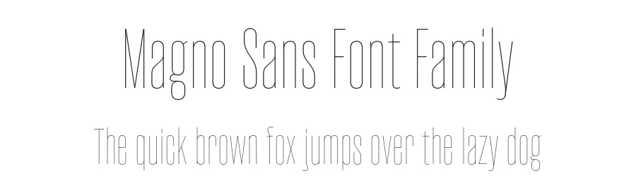 Magno Sans Font Family by Blackletra — Sans Serif Font