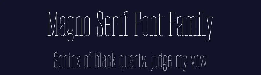 Magno Serif Font Family by Blackletra — Slab Serif Font — thumbnail 2