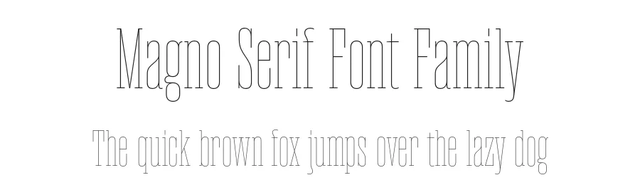 Magno Serif Font Family by Blackletra — Slab Serif Font
