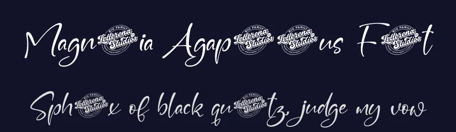 Magnolia Agapanthus Font by letterenastudios — Script Handwritten Font — thumbnail 2