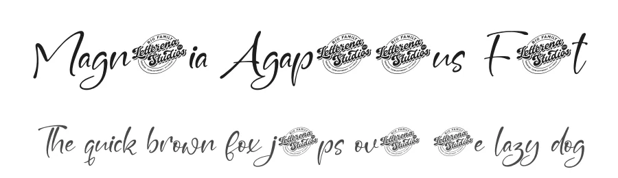 Magnolia Agapanthus Font by letterenastudios — Script Handwritten Font