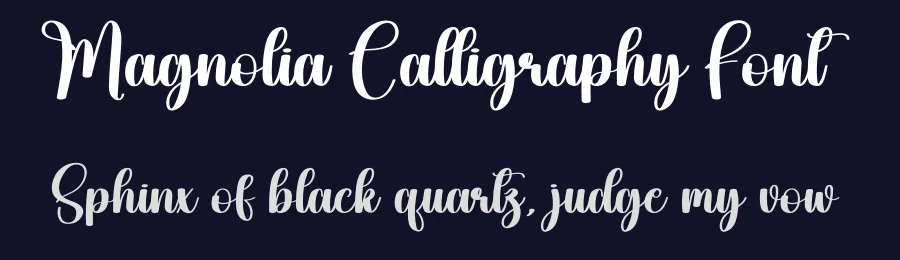 Magnolia Calligraphy Font by andikastudio — Script Handwritten Font — thumbnail 2