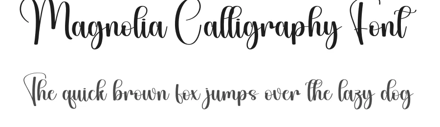 Magnolia Calligraphy Font by andikastudio — Script Handwritten Font