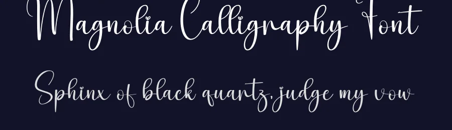Magnolia Calligraphy Font by creativeletter — Script Handwritten Font — thumbnail 2