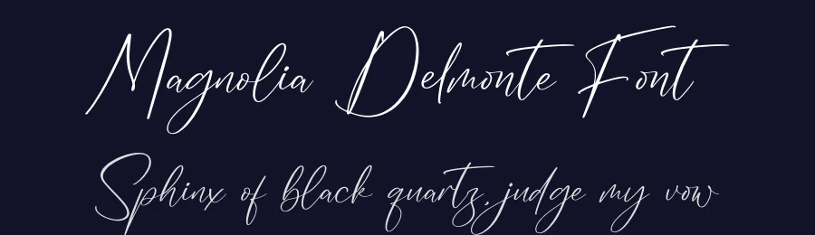 Magnolia Delmonte Font by glorytype — Script Handwritten Font — thumbnail 2