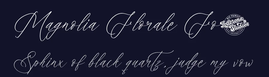 Magnolia Florale Font by letterenastudios — Script Handwritten Font — thumbnail 2