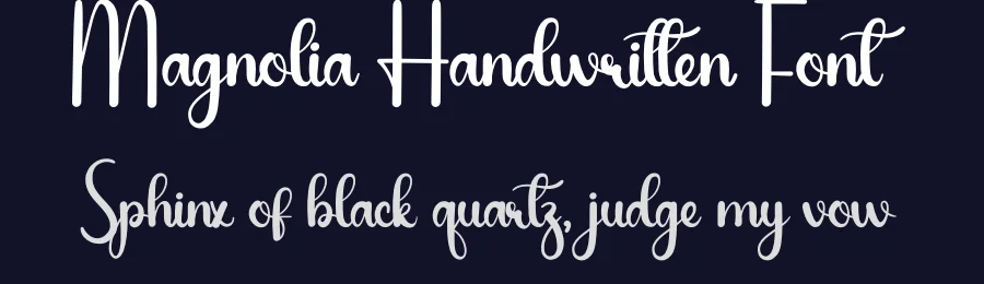 Magnolia Handwritten Font by creativeletter — Script Handwritten Font — thumbnail 2