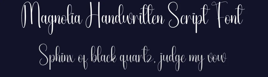 Magnolia Handwritten Script Font by andikastudio — Script Handwritten Font — thumbnail 2