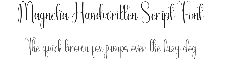 Magnolia Handwritten Script Font by andikastudio — Script Handwritten Font