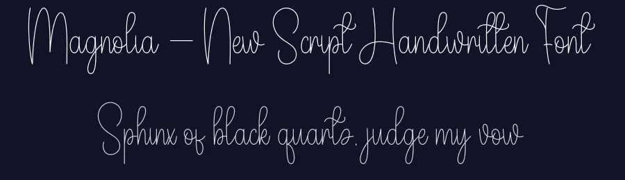 Magnolia – New Script Handwritten Font by andikastudio — Script Handwritten Font — thumbnail 2
