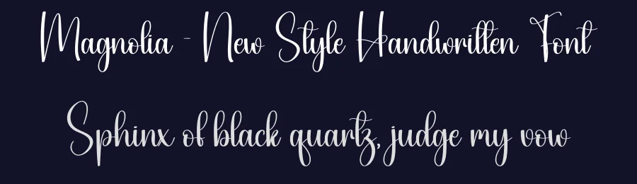Magnolia – New Style Handwritten Font by andikastudio — Display Font — thumbnail 2